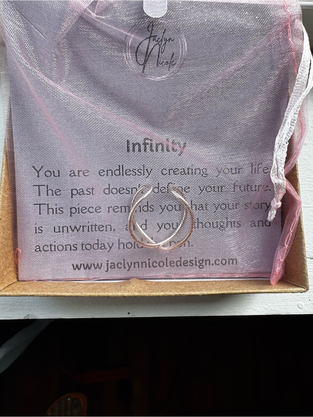Infinity Double Hoop Ring in Silver